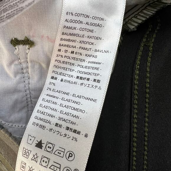 Levi's Camo Pants Women's 29x30 (8) Olive Green Camo Skinny Jeans - Picture 6 of 12